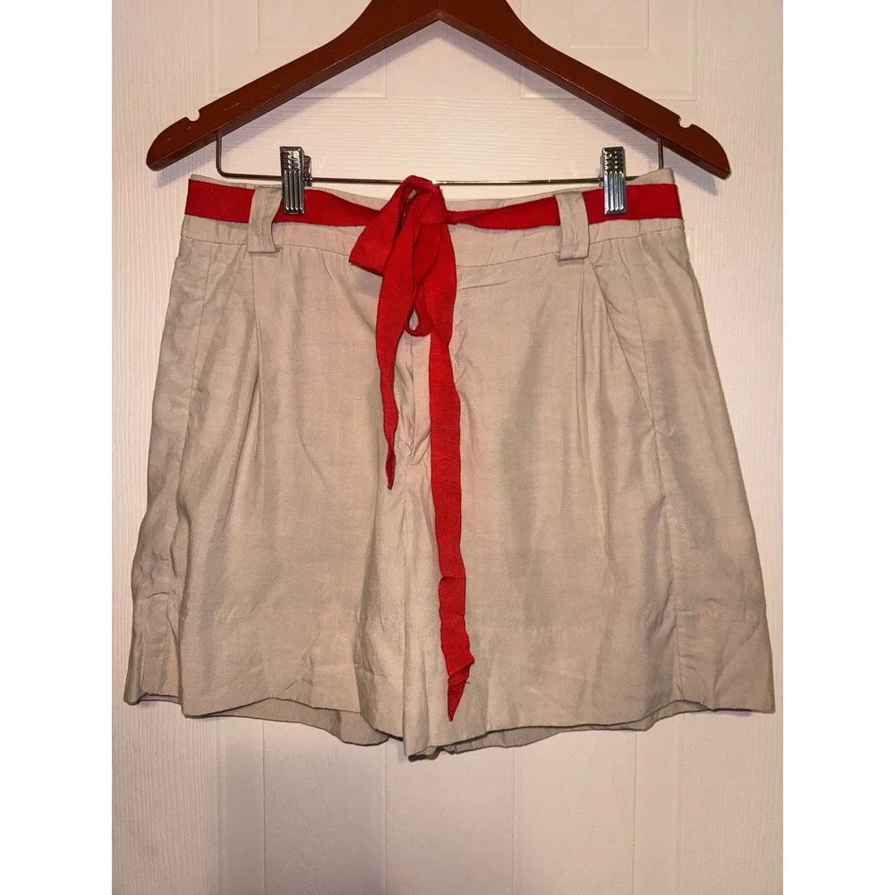 NWT Free People Perfect Prep Trouser Linen Blend Shorts Size 2